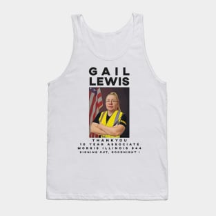 Gail Lewis tribute | Black Font Tank Top